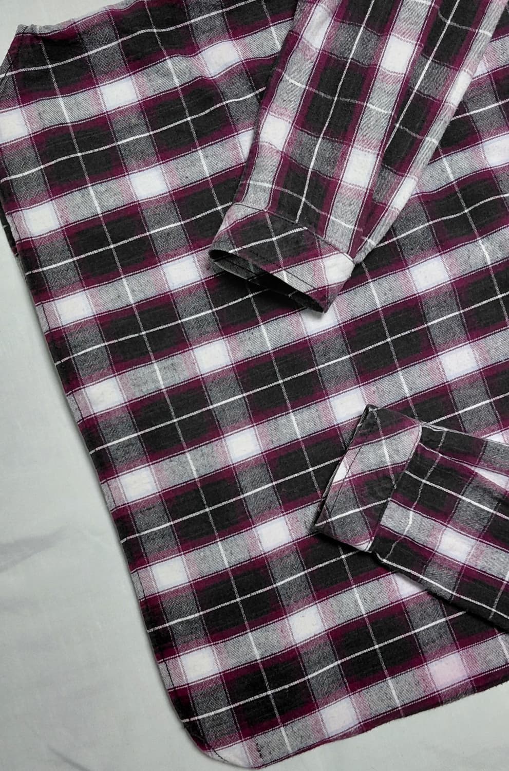 ​[M] 빔즈(BEAMS) 빈티지 체크 플라넬 셔츠 상품이미지9