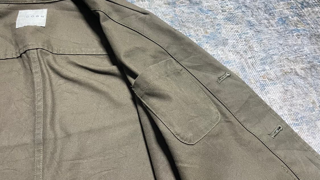 JPN 일본 빈티지 워크웨어 아메카지 코엔 올리브 커버올 워크자켓 S 상품이미지8