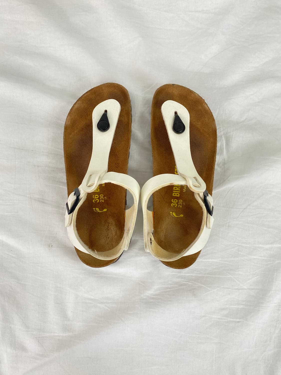 버켄스탁 카이로 화이트 샌들 230 <14> 상품이미지2