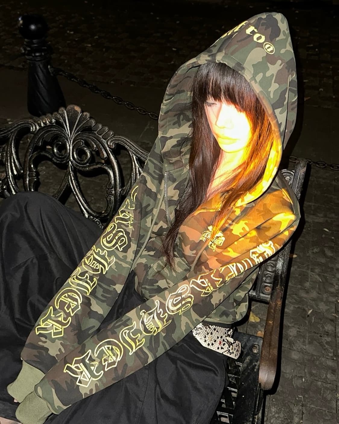 빈티지 카모 후드집업 (새상품) 상품이미지5