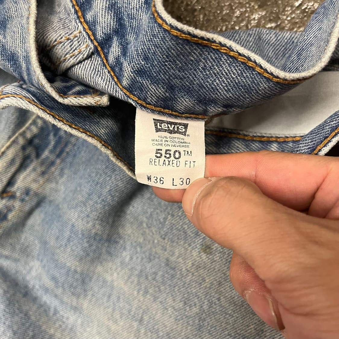 00s Levis550 데님 팬츠 (35“) 상품이미지6