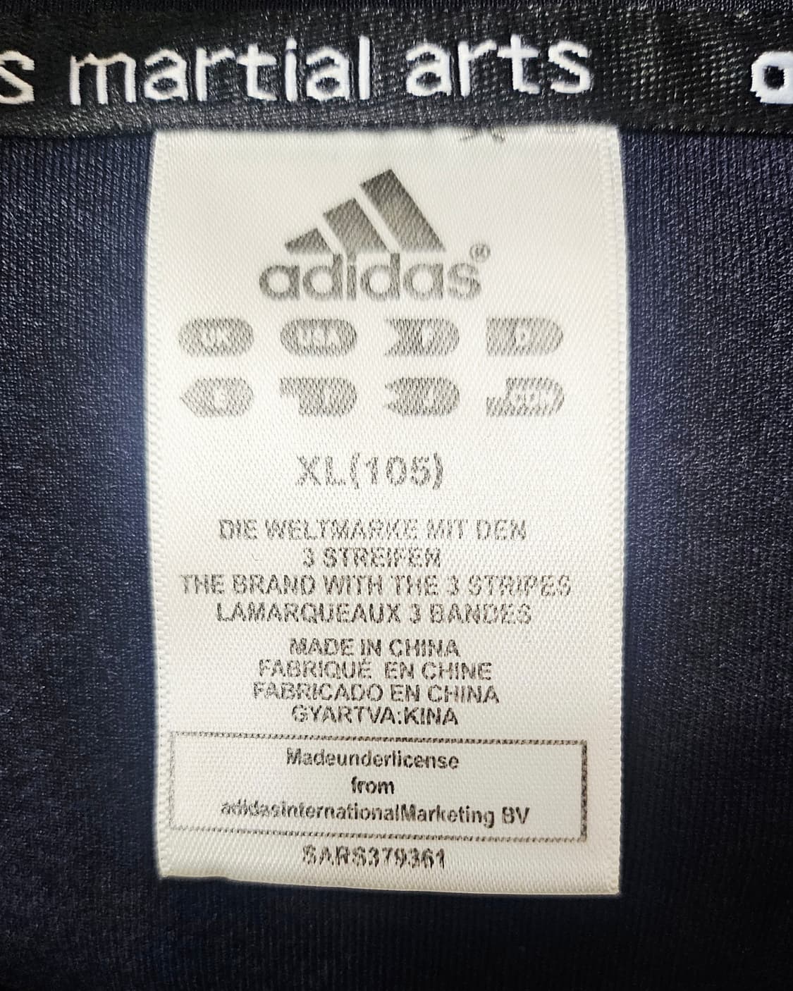 (105)XL ☆초대장급☆ 아디다스 마샬아츠 [네이비] 트랙탑져지 상품이미지2