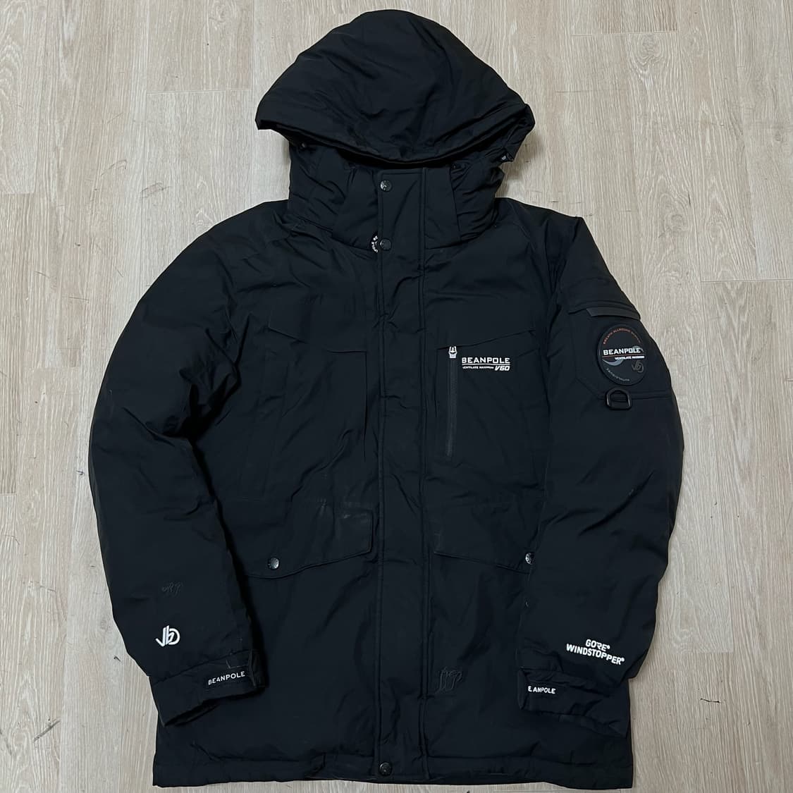 빈폴 와펜 덕다운 고어윈드스토퍼 V60 패딩 L/100  상품이미지1