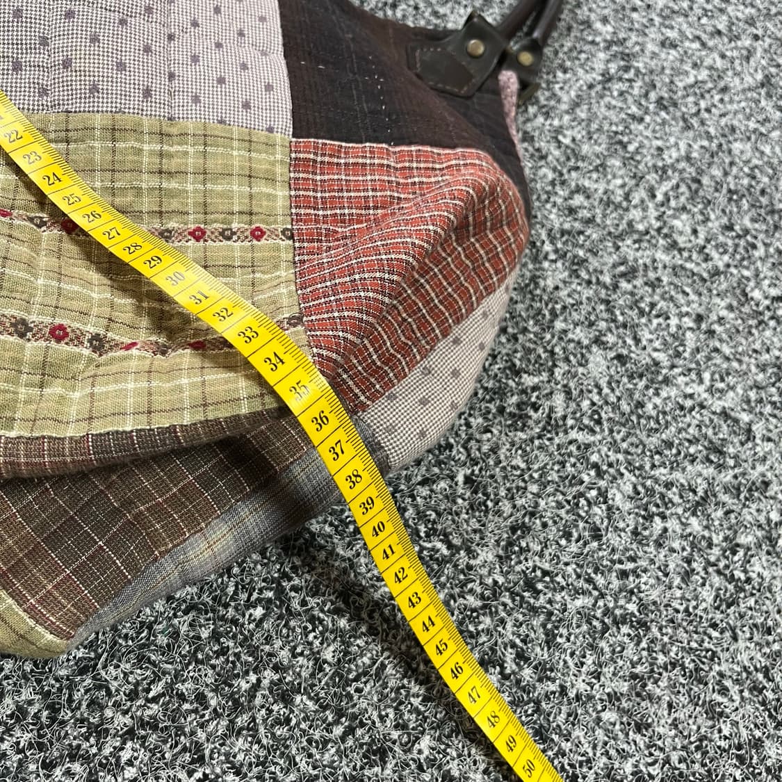 빈티지 패치워크 숄더백 브라운 상품이미지5