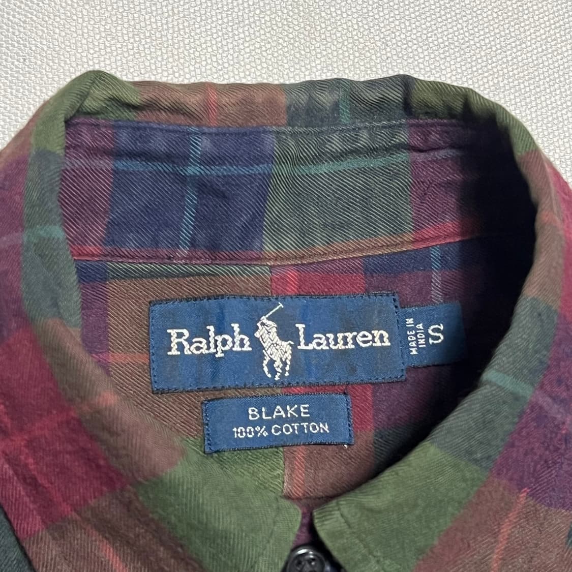 S 폴로랄프로렌 블레이크 체크 셔츠 상품이미지4