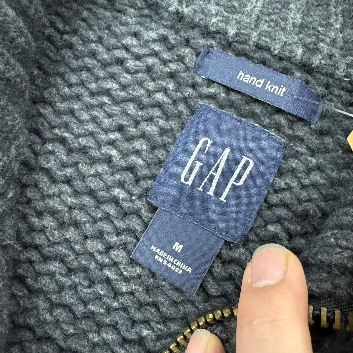 (100)갭니트코위찬집업 상품이미지5