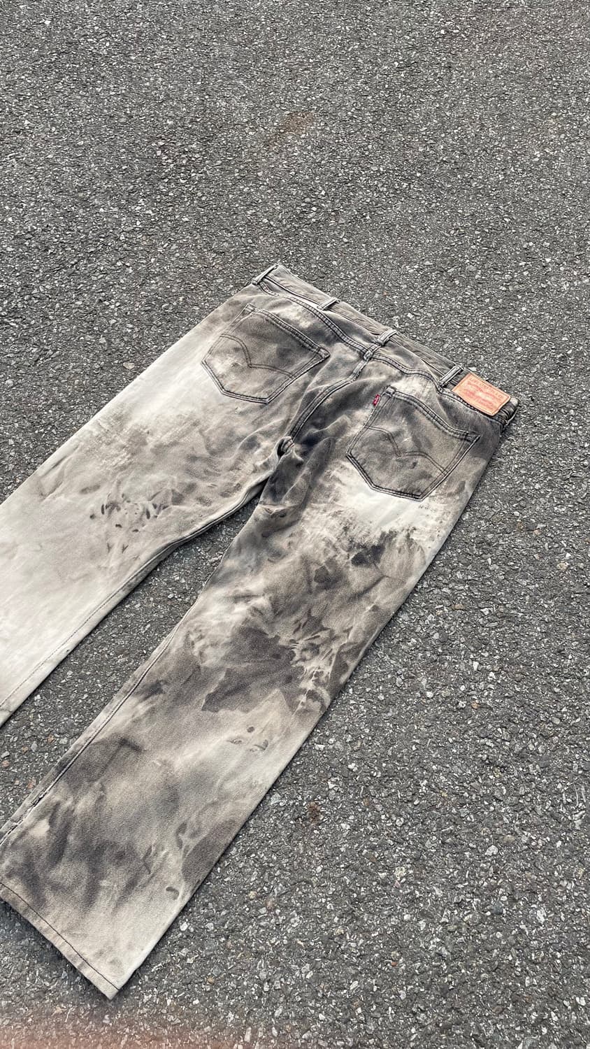 리바이스 501 워싱 타이다이 데님 상품이미지4