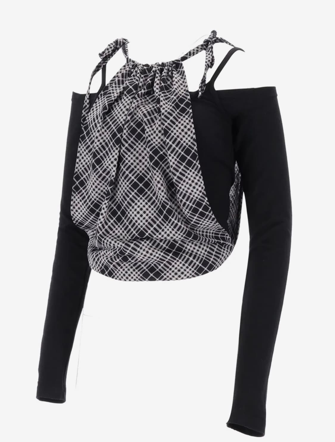 쎄쎄쎄 TRANSFORM LAYERED TEE (BLACK) 상품이미지4