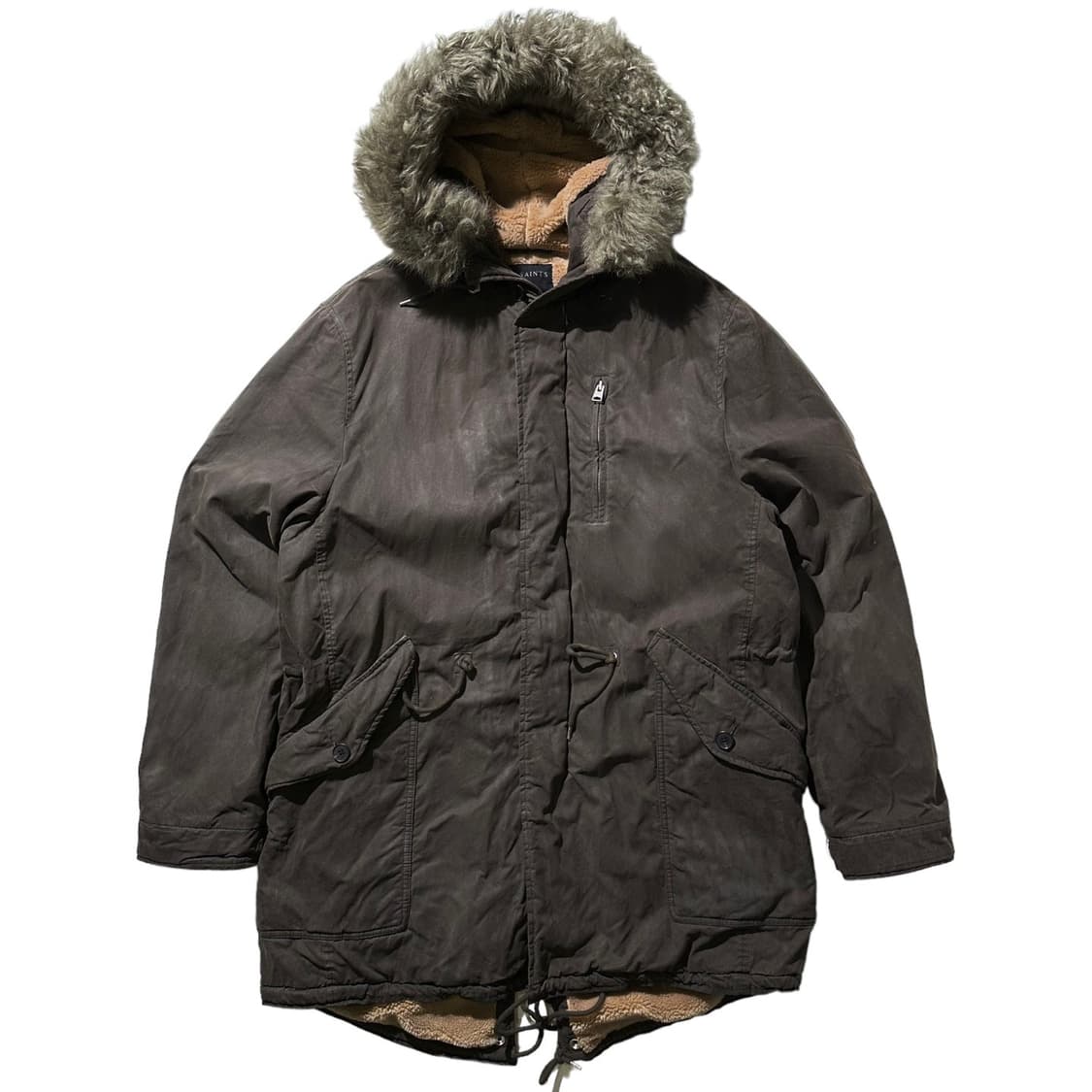 올세인츠 왁스드 피쉬테일 야상 필드자켓 상품이미지1