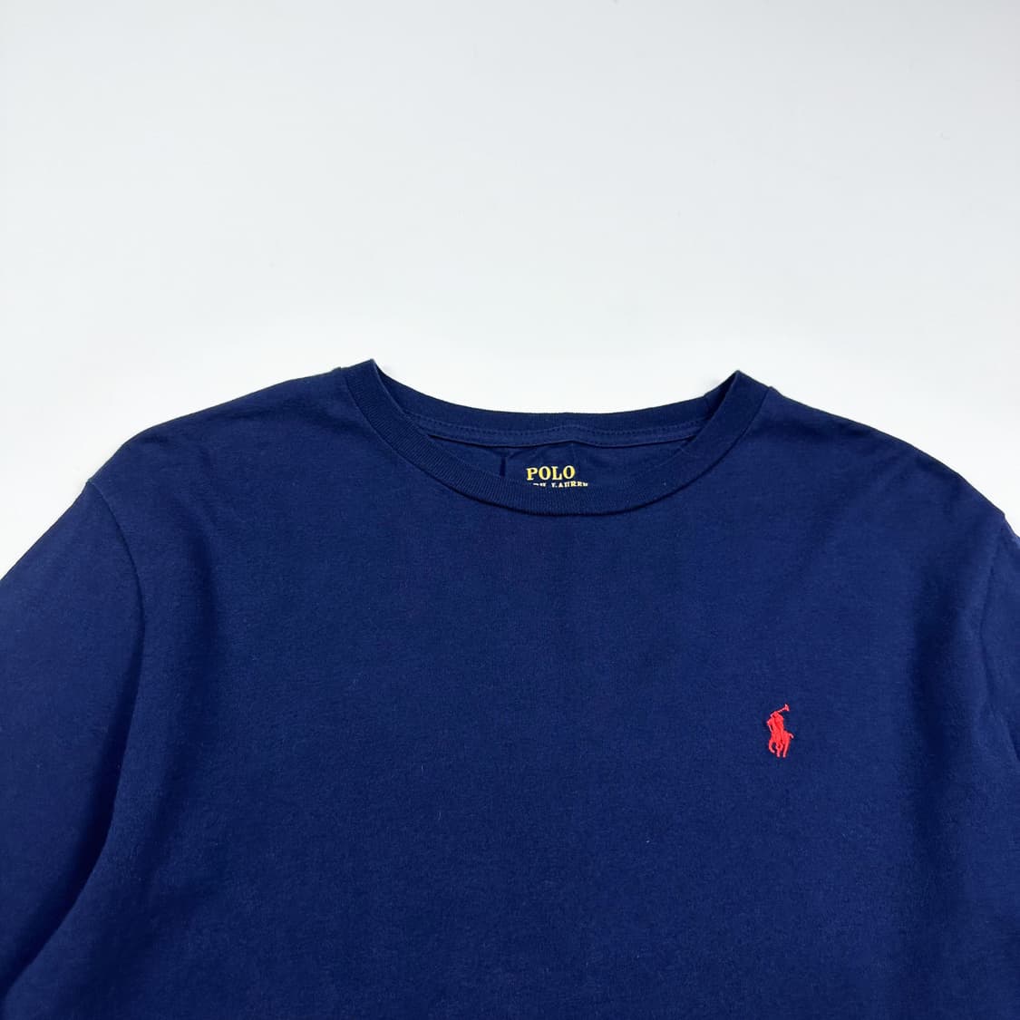 폴로 랄프로렌 보이즈 베이직 롱슬리브 실측M 상품이미지2