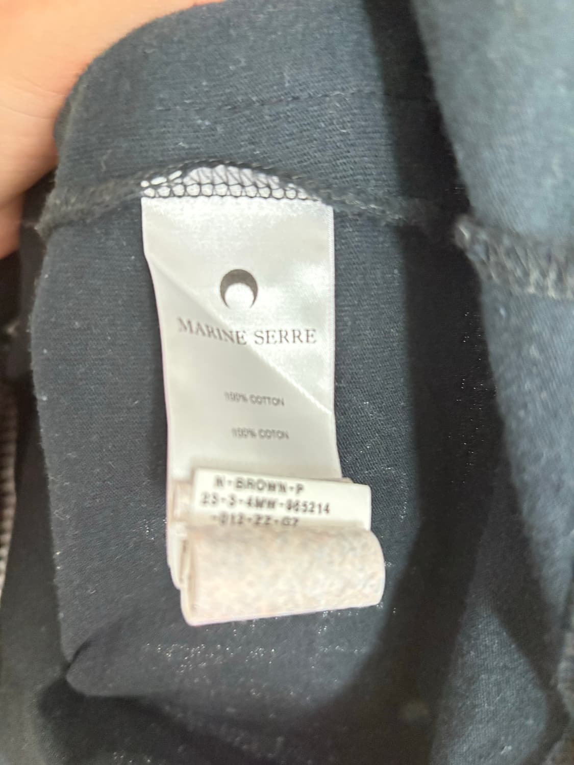 마린 세르 패치워크 롱 슬리브 티셔츠 새상품⭕️ 상품이미지5