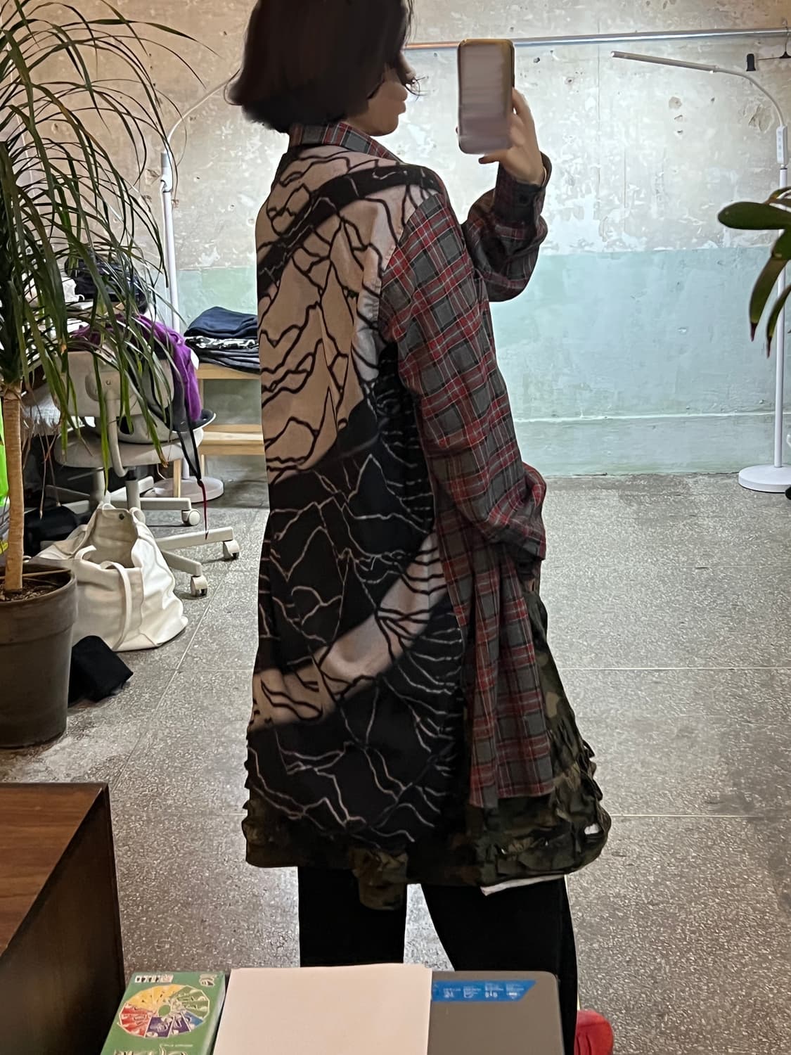 [Joy division] Checked long shirt 상품이미지2