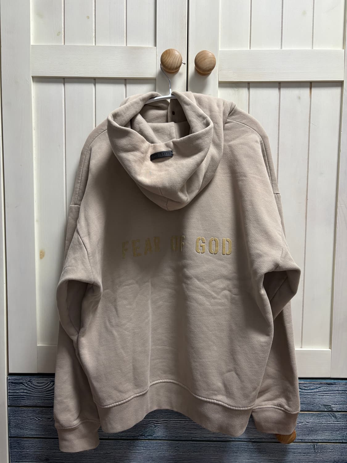 피어오브 갓 스냅 후드 베이지 s 사이즈 상품이미지3
