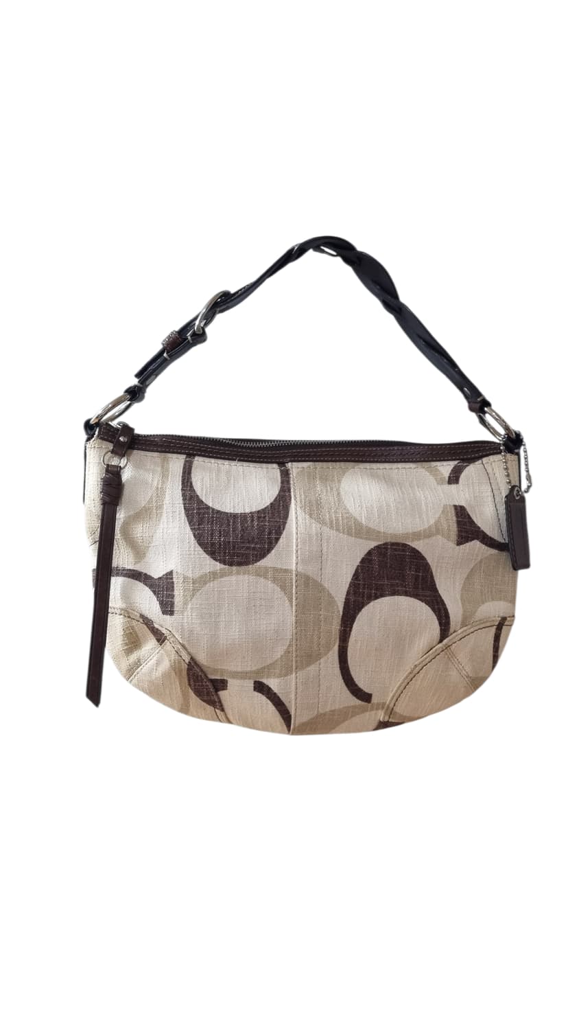 Coach 코치 시그니처 린넨 버클 숄더백 갸루 y2k 상품이미지1