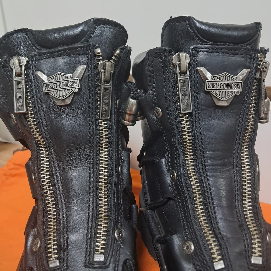 할리데이비슨 블랙 가죽 부츠 워커6.5USA(245~250추천) 상품이미지3