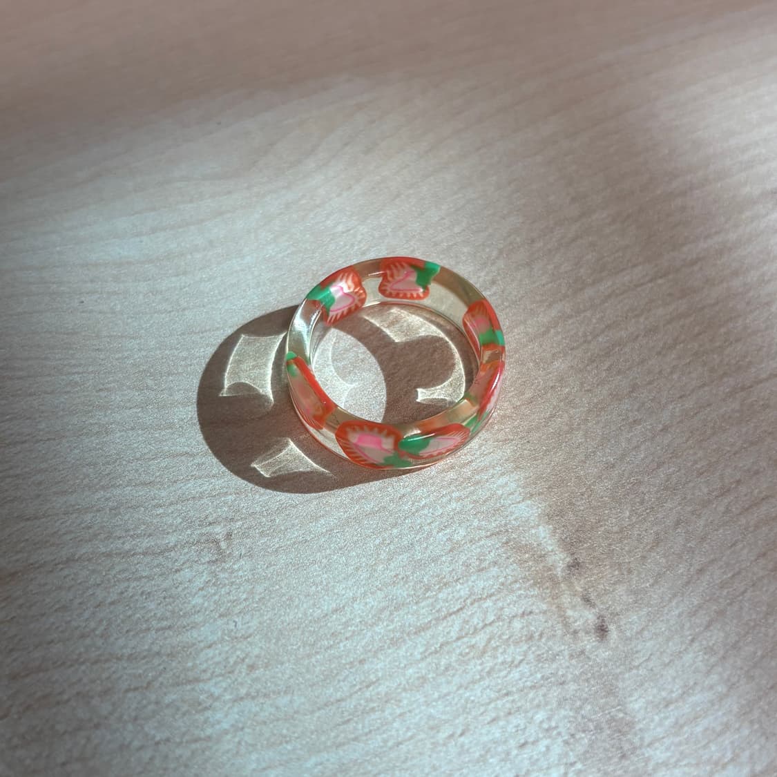 딸기 패턴 반지 상품이미지1