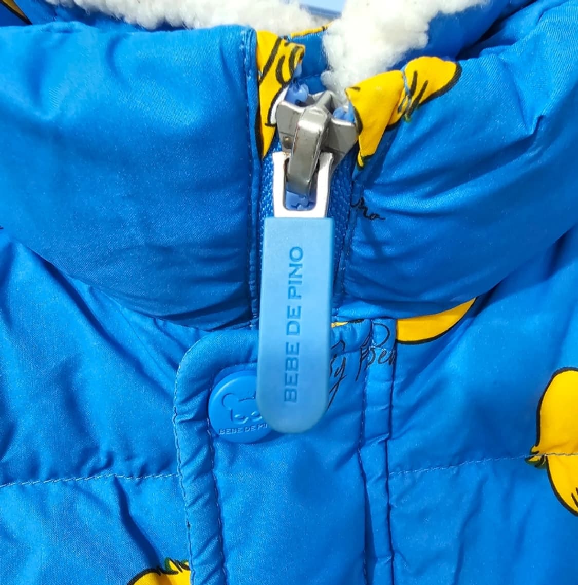 베베드피노 패딩 블루 2~3세 키100 상품이미지6