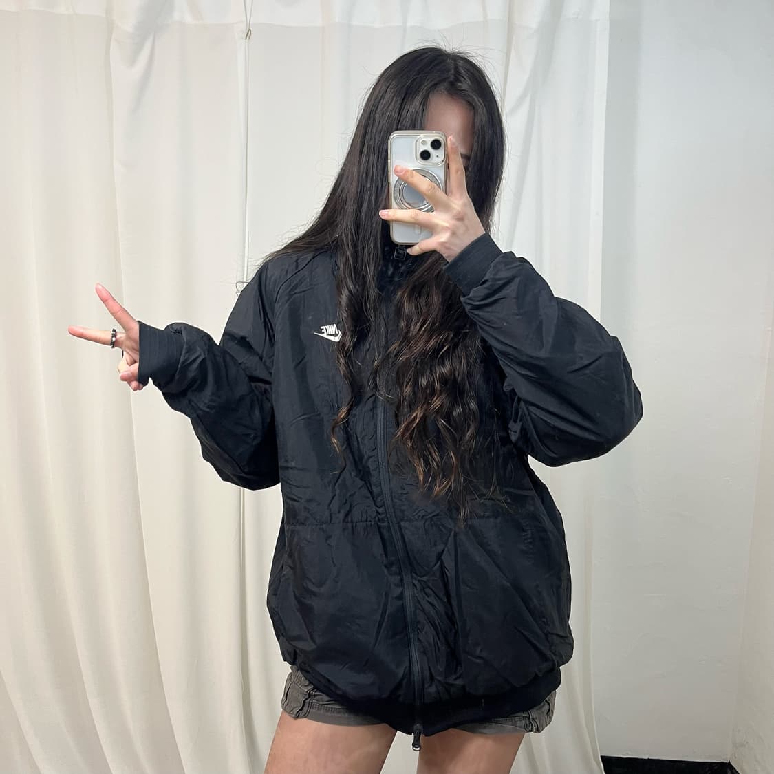 Nike Big Swoosh Reversible Fleece Jacket 상품이미지3