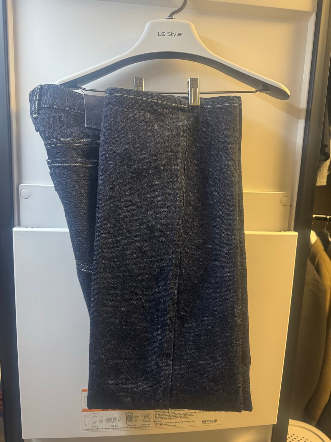 포터리 원워시드 컴포트 데님 3사이즈 블루 슬림스트레이트 팝니다 상품이미지1