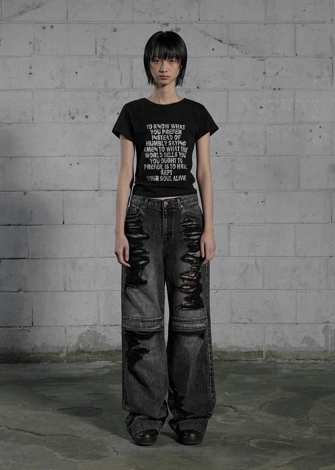 Bohemian seoul silver painting t black 상품이미지2