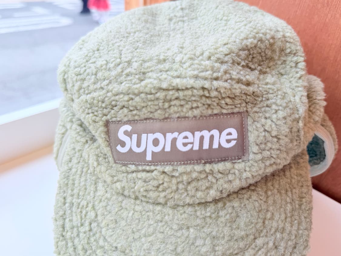 슈프림 딥 파일 이어플랩 캠프캡 올리브컬러 상품이미지7