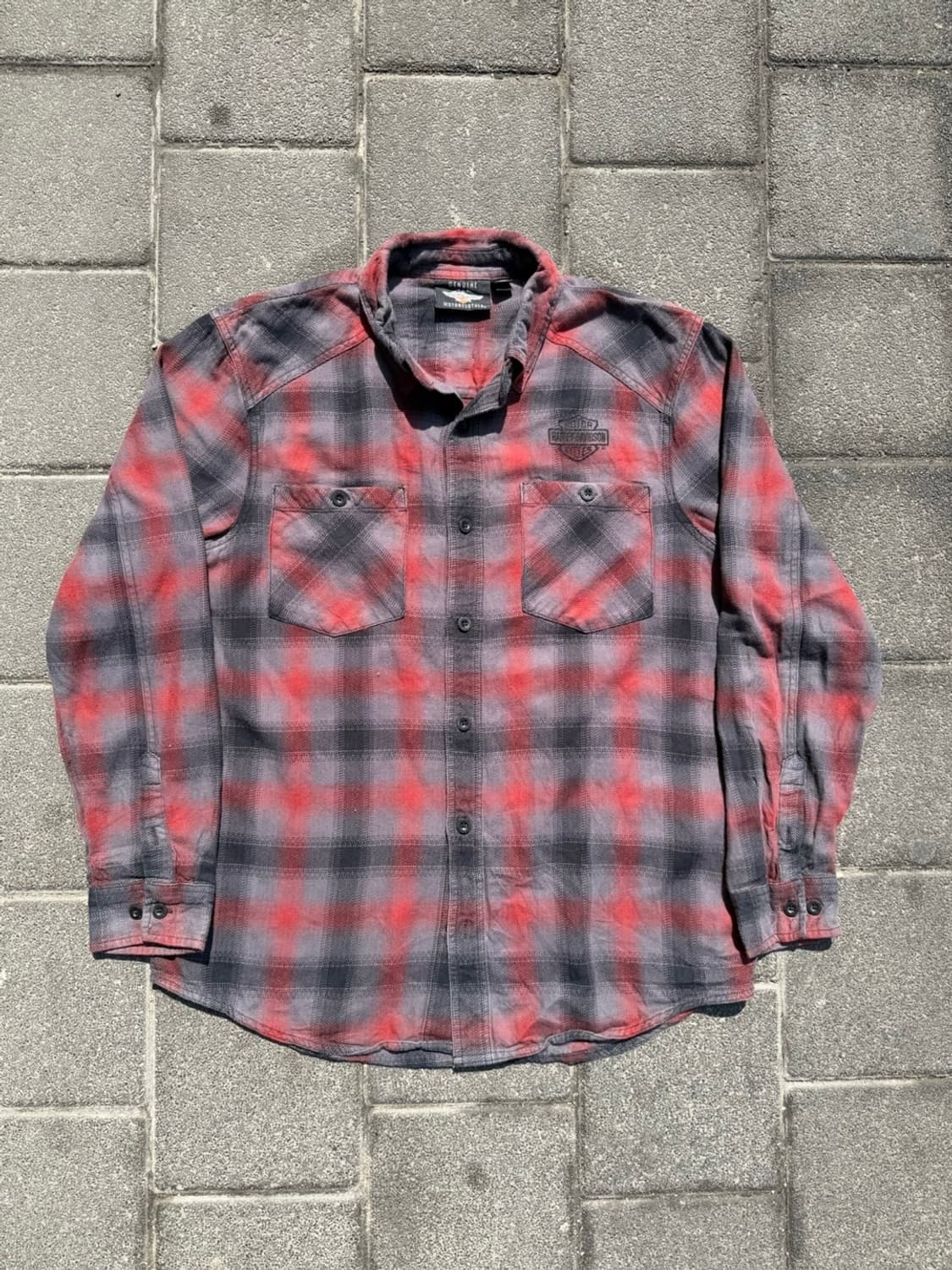 할리데이비슨 긴팔 체크 셔츠 상품이미지5