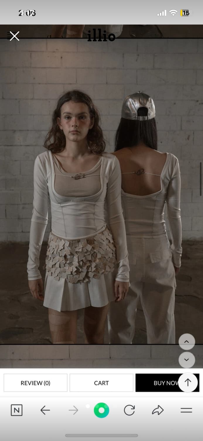 (새상품) 일리오 브랜드 symbol top 상품이미지1