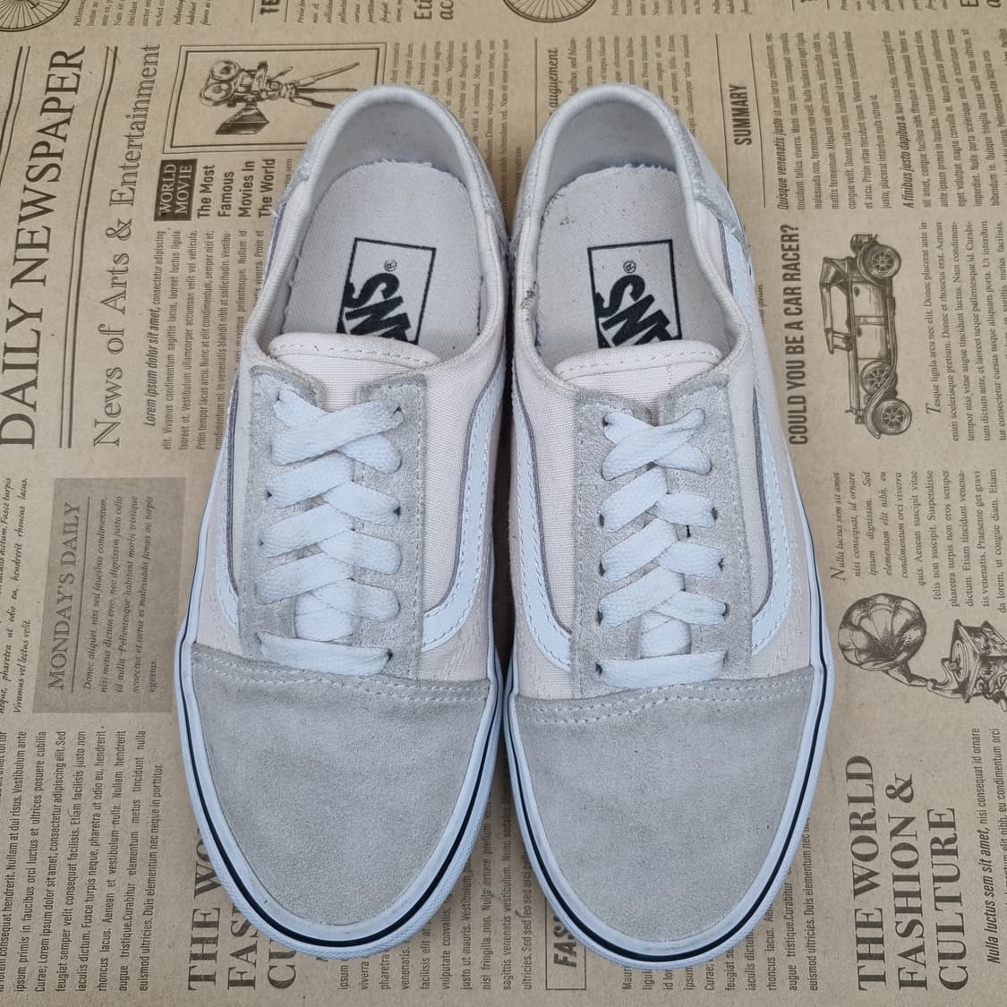 반스 올드스쿨 아이보리 여성뮬220 상품이미지2