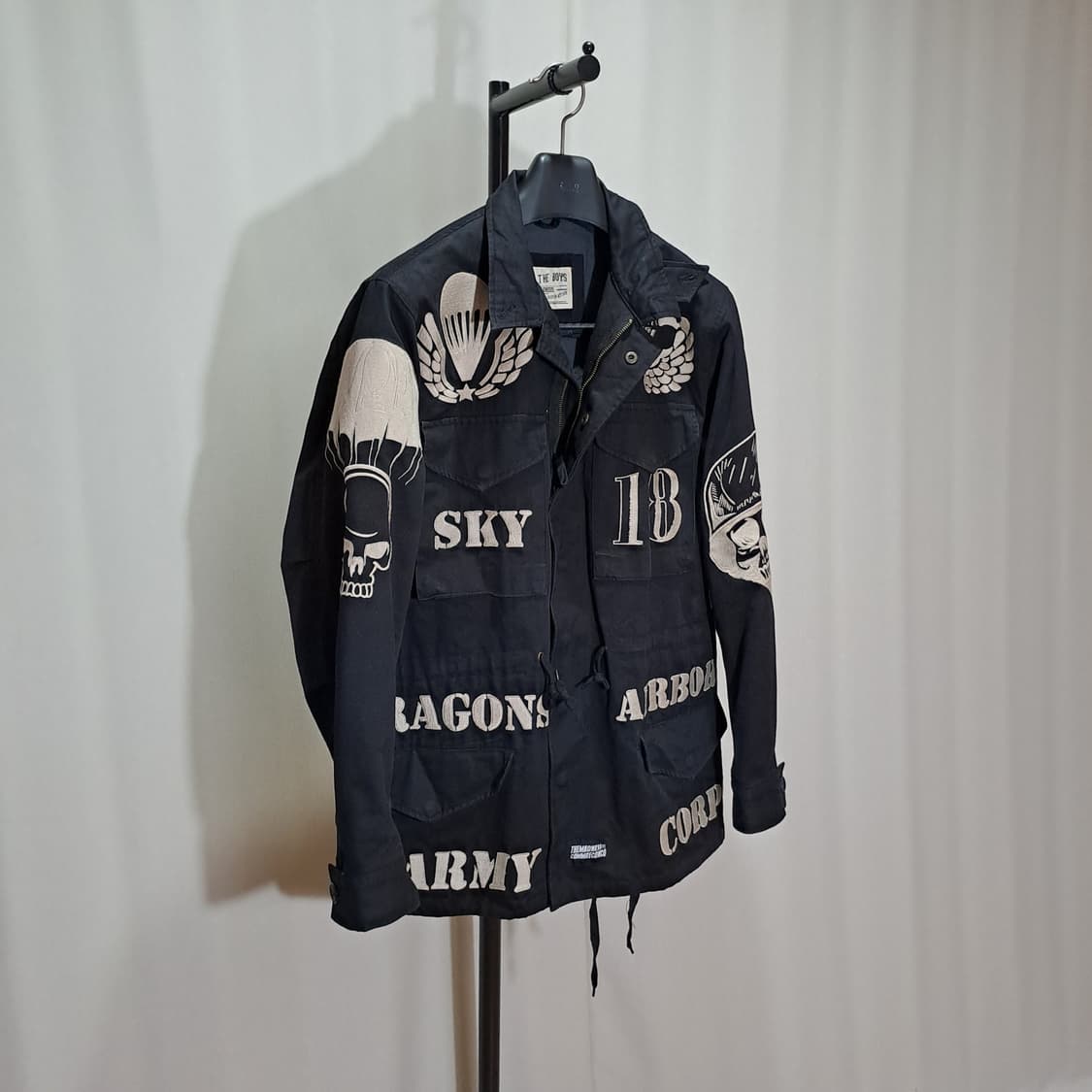 (택포) 더매드니스 자수 야상 자켓 100-105 B124 상품이미지3