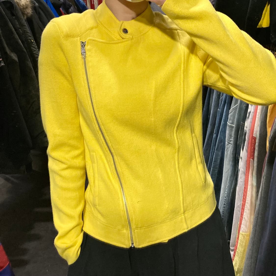 [IM]폴로 니트 라이더 집업 자켓 상품이미지3