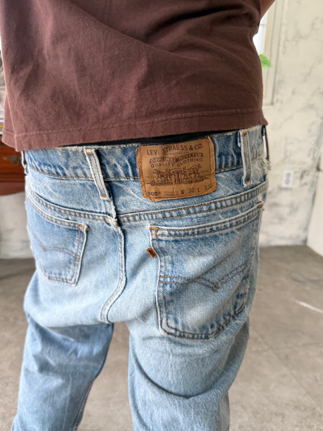 90's MADE IN USA 🇺🇸 리바이스 505 오렌지탭 상품이미지3