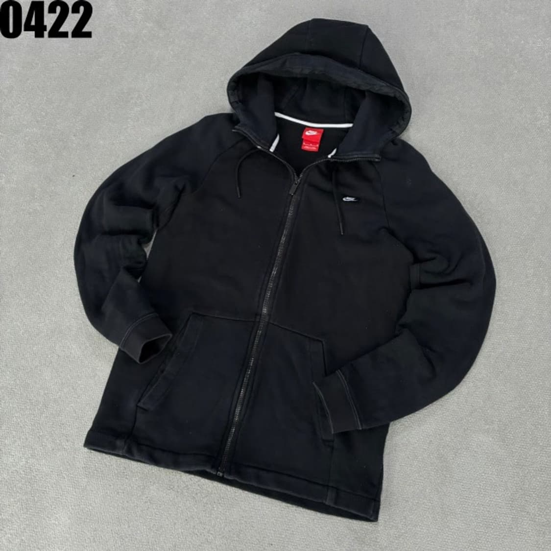 나이키 블랙 후드집업 트레이닝 세트 m 상품이미지2