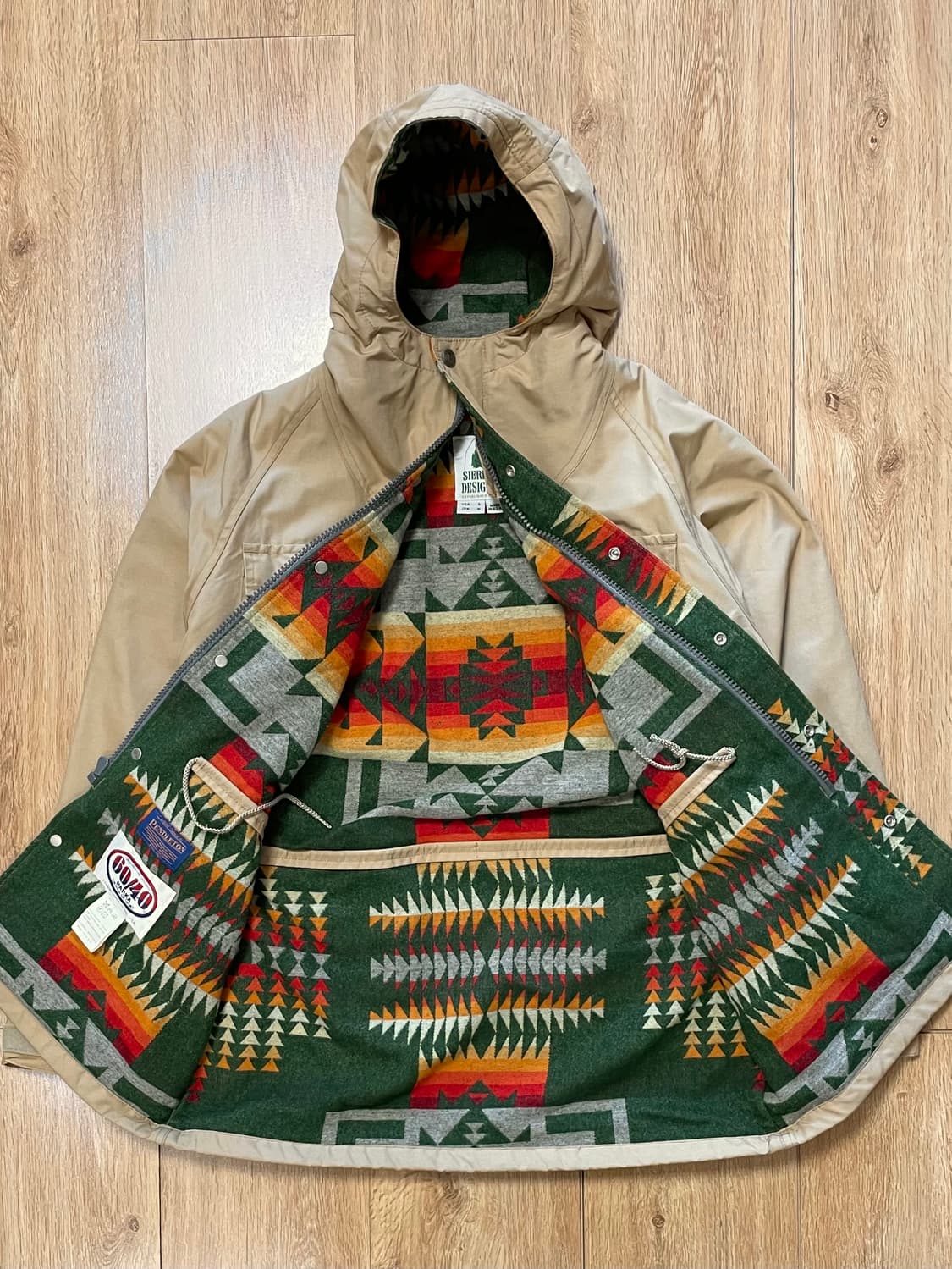 90s Made USA 시에라디자인 X 펜들턴 아즈텍 나바호 마운틴자켓 상품이미지5