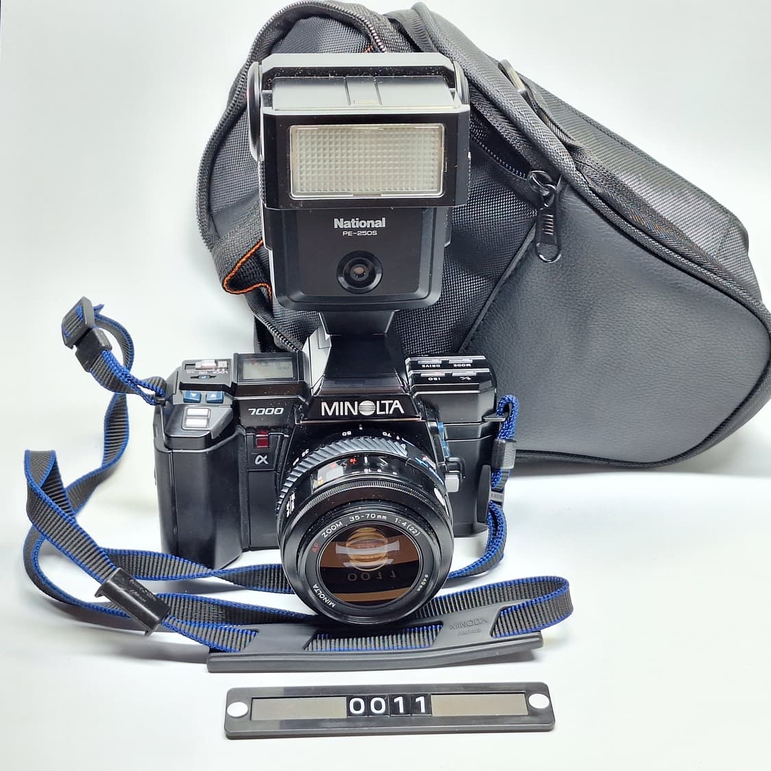 빈티지 필름카메라 풀세트/미놀타 a-7000 35-70mm 가방 스트로브 상품이미지1