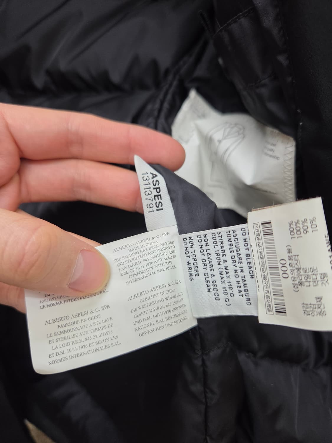 아스페시 덕다운 패딩 코트 상품이미지7