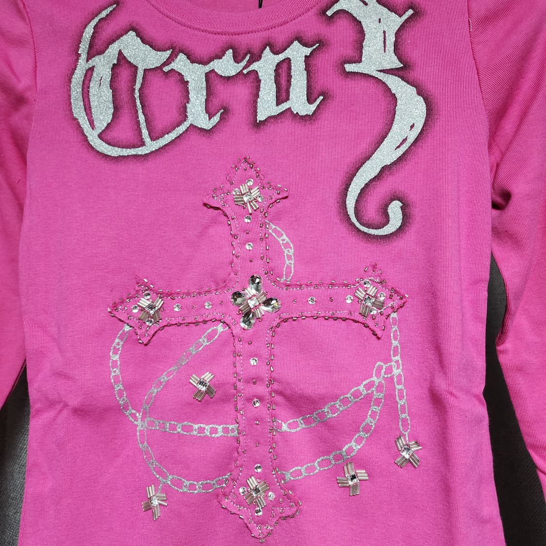 마조리카 펑크 키치 핑크 롱슬리브 상품이미지4