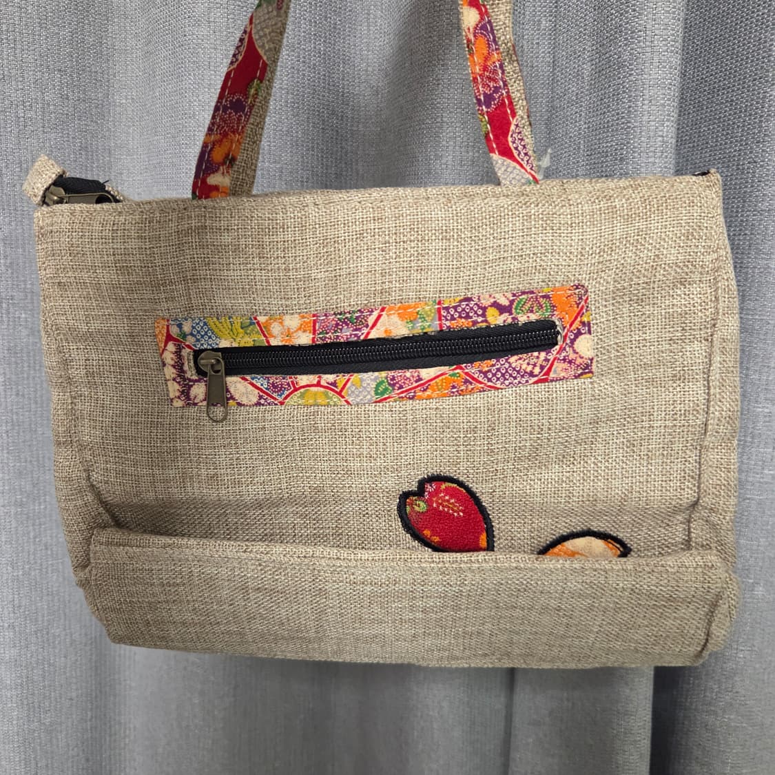 일본 빈티지 자수 핸드백 토트백(새상품) 상품이미지2