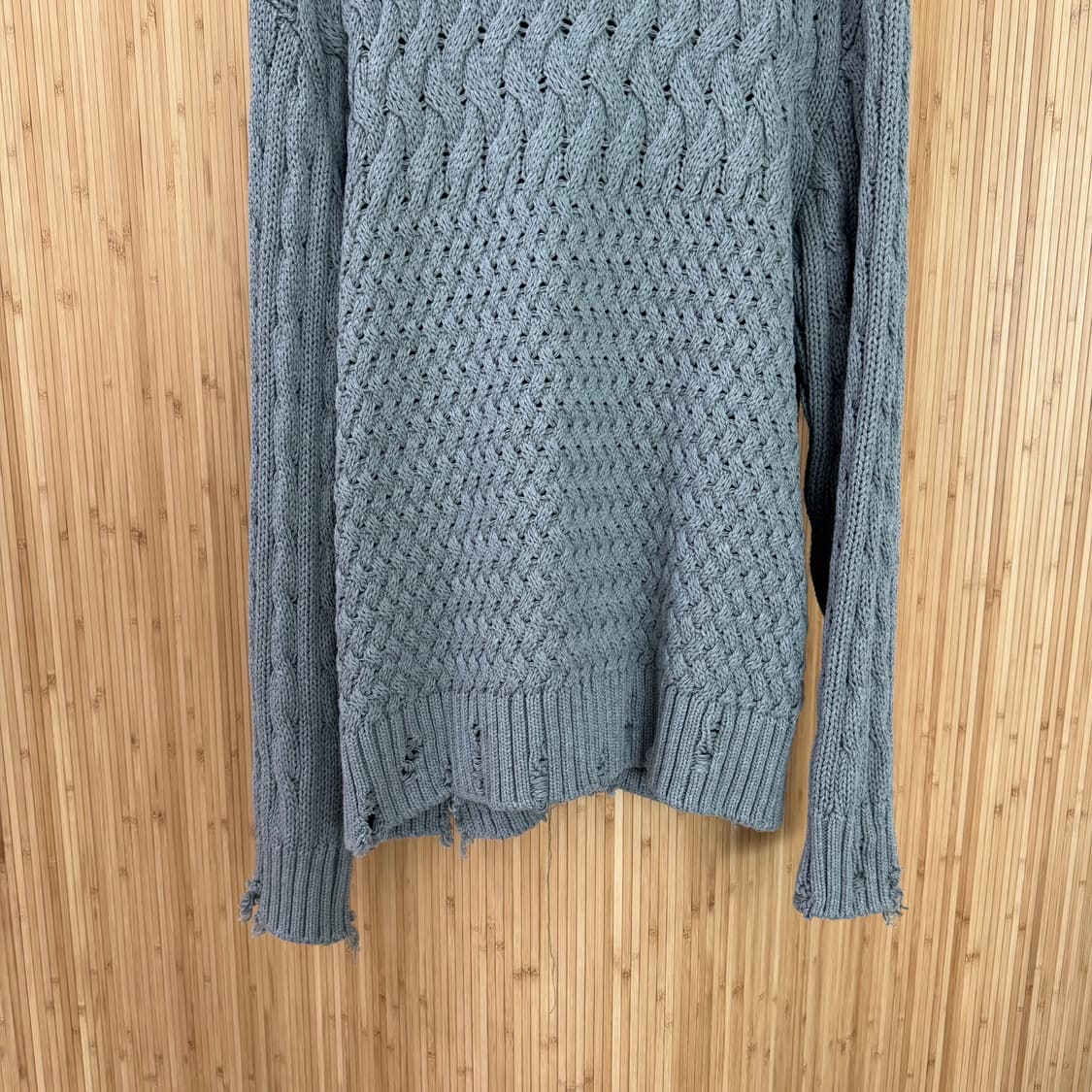 앤더슨벨 그레이 그린 브이넥 가디건 상품이미지5