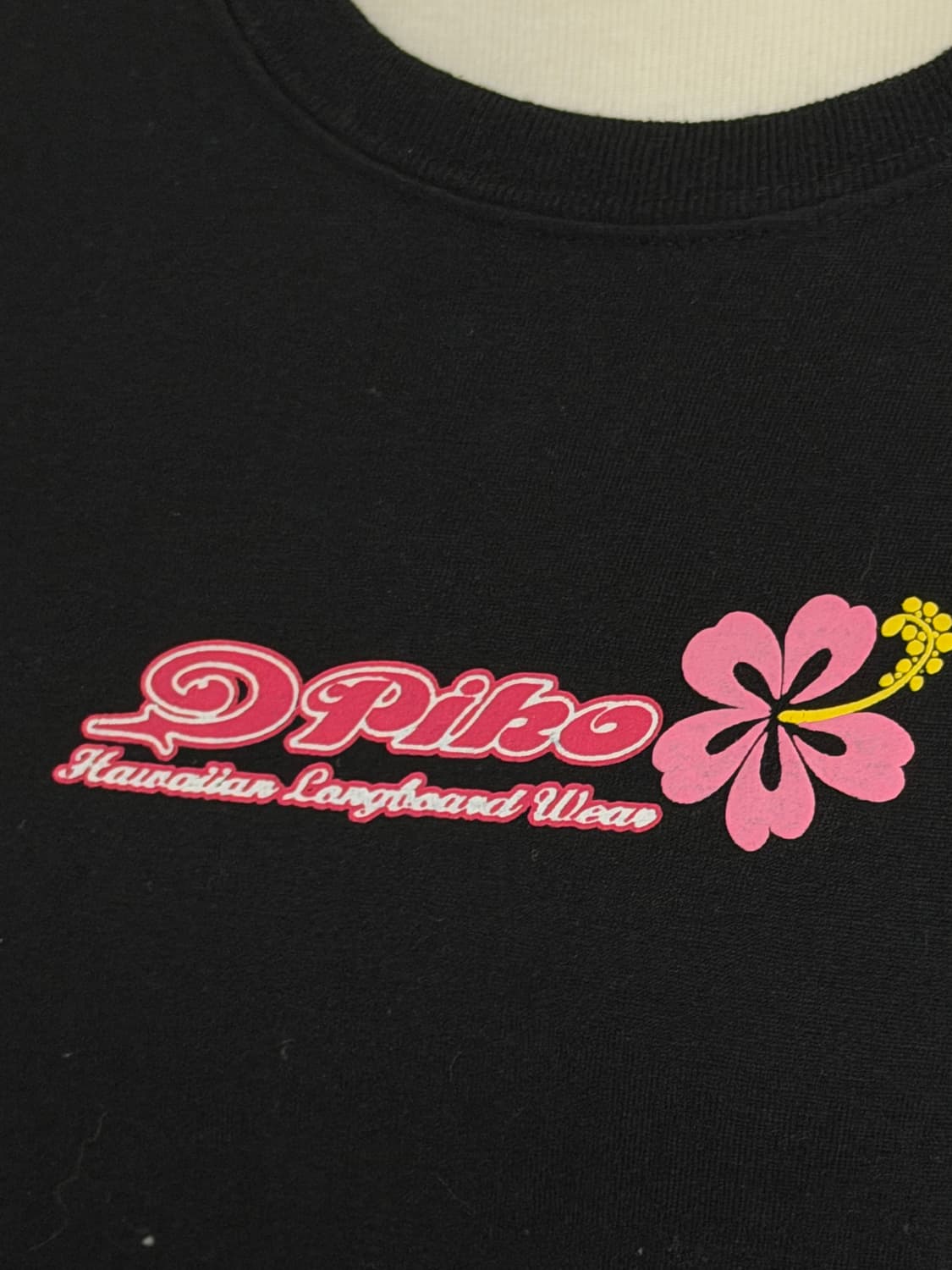 피코핑크프린팅 블랙반팔 상품이미지2