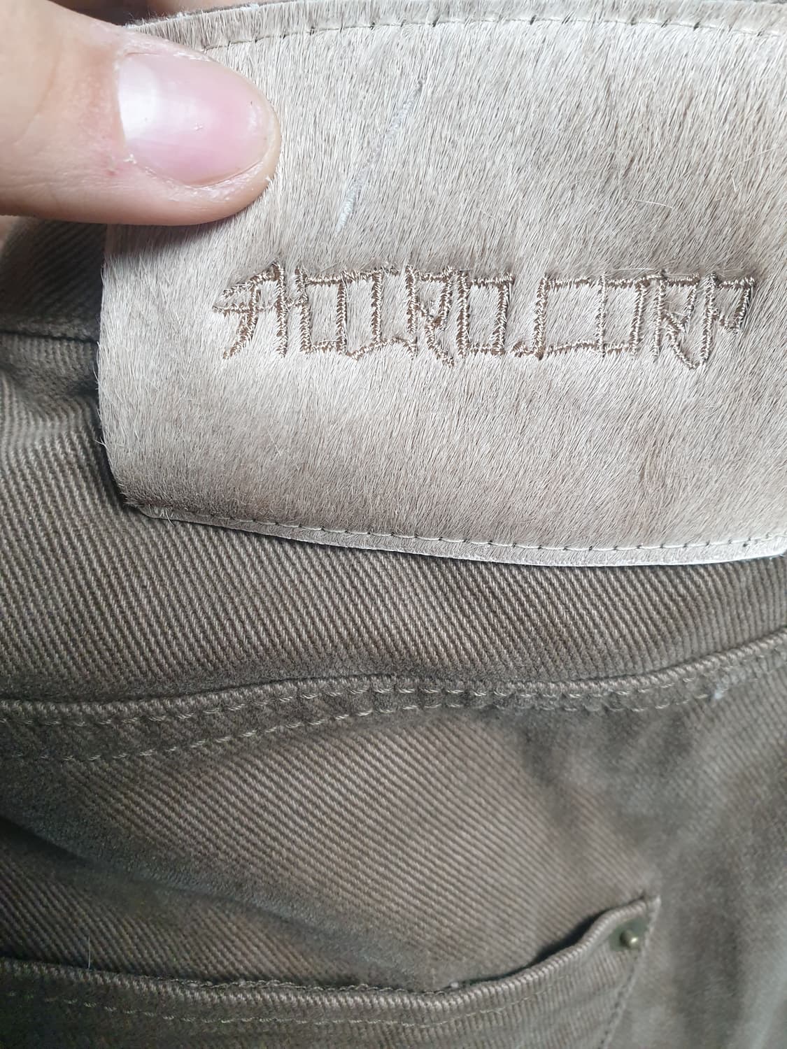 아오이로 패더 팬츠  토바코 브라운 2 사이즈 싸게 넘겨요 계좌시 택포 상품이미지2