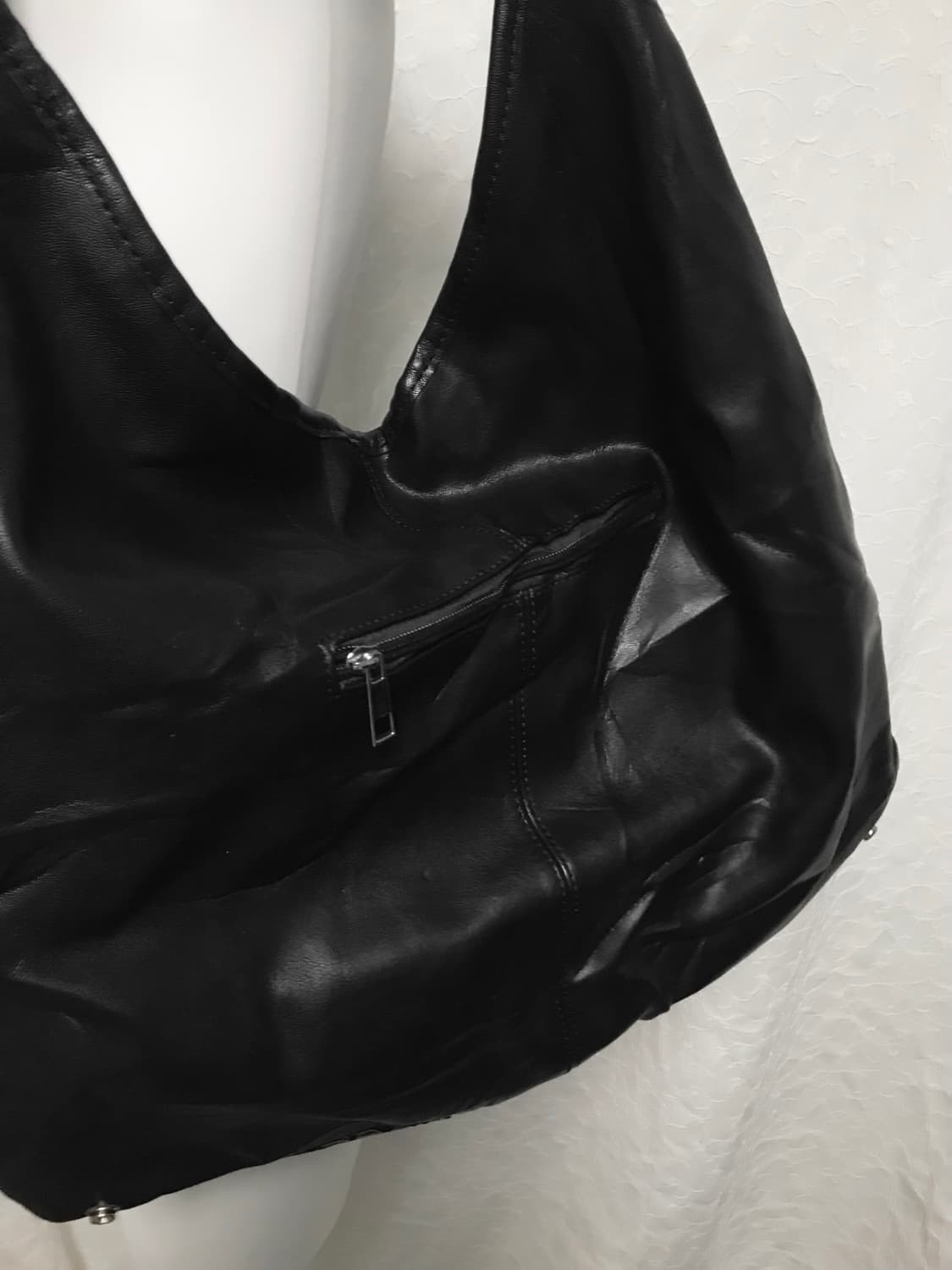 빈티지 vkei 펑크 펀칭 레더 숄더백 가방 상품이미지6