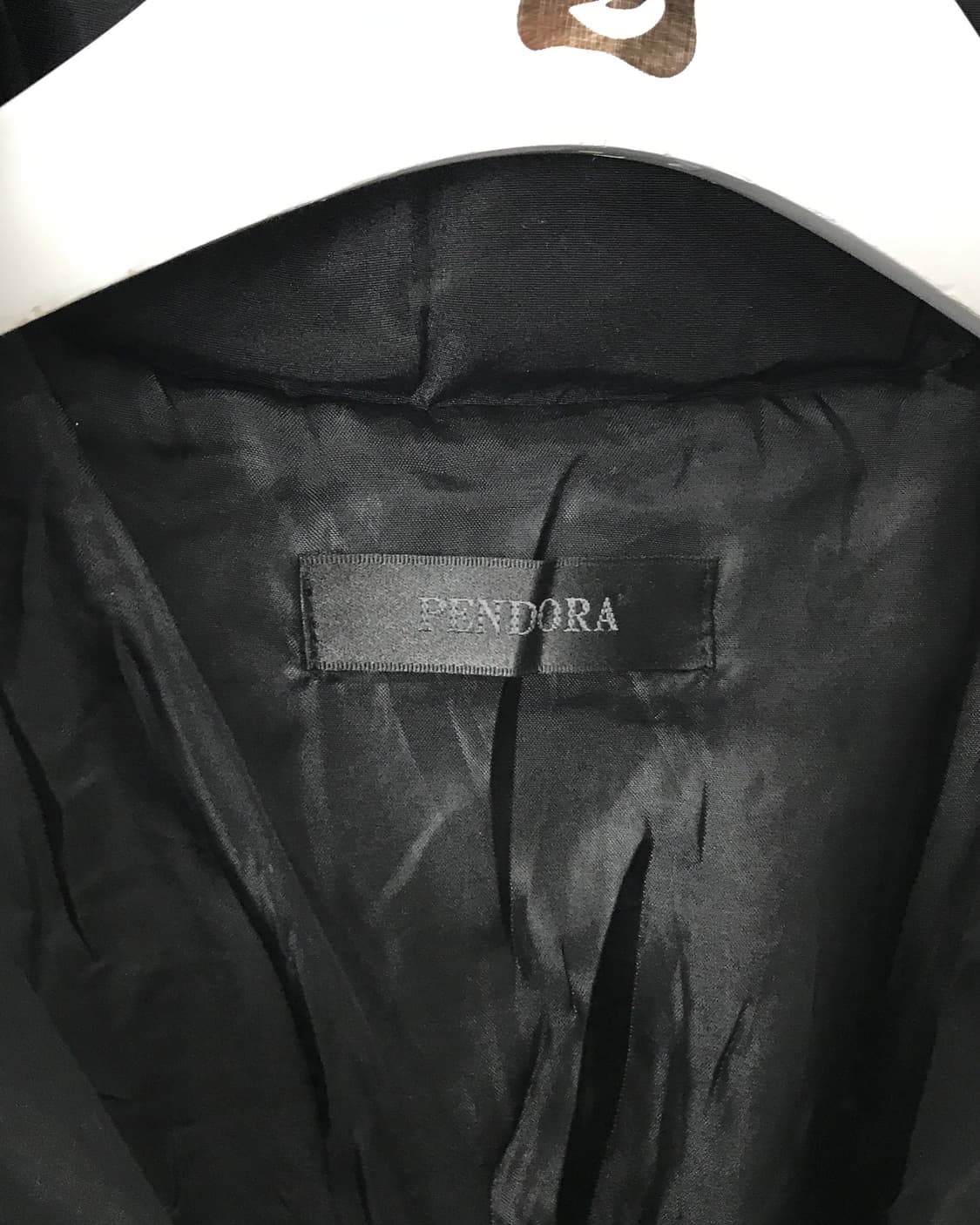 PENDORA Black fur hood jumper 상품이미지6