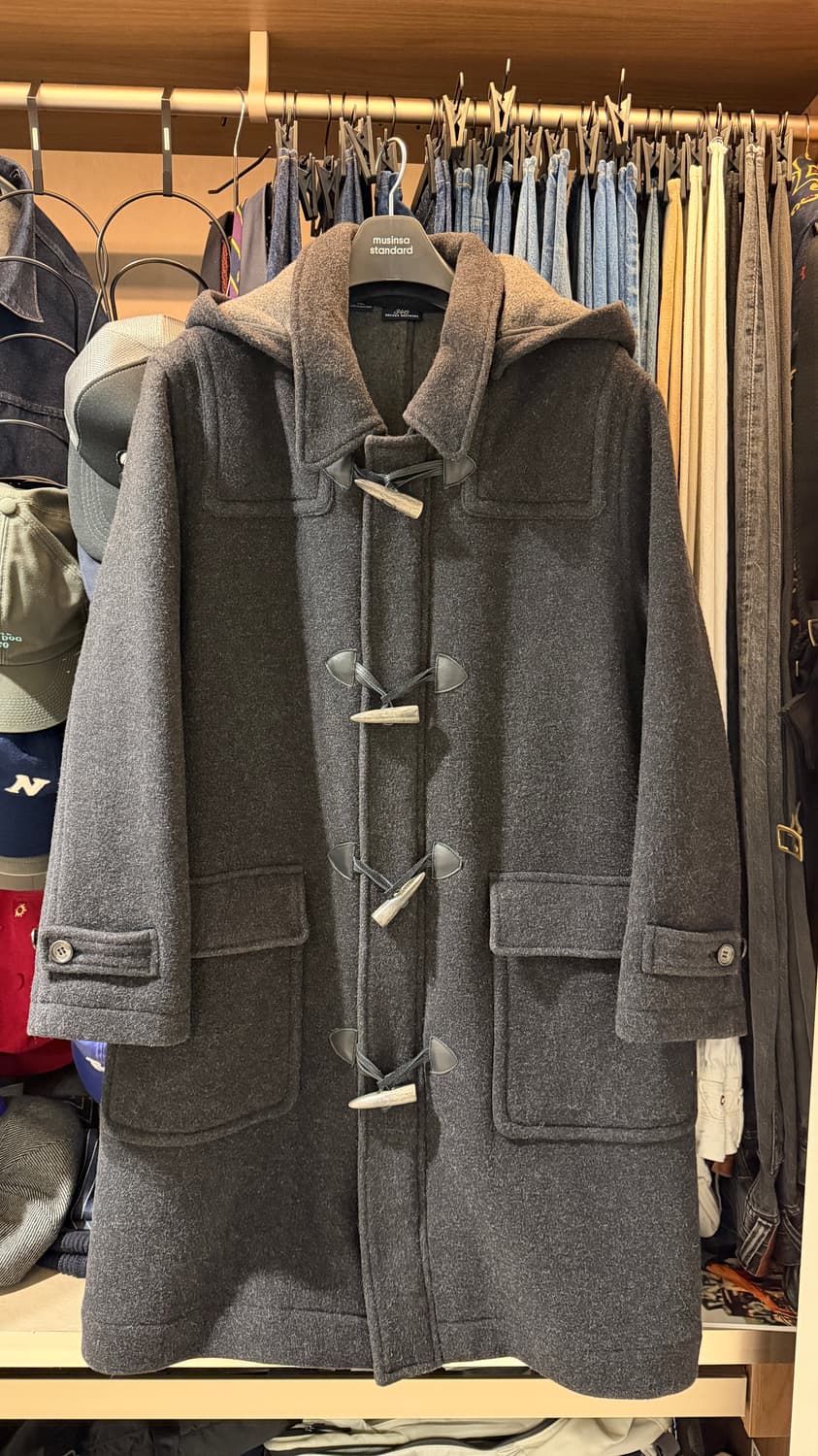 브룩스 브라더스 울 더플코트 떡볶이코트 차콜 XXL 상품이미지1