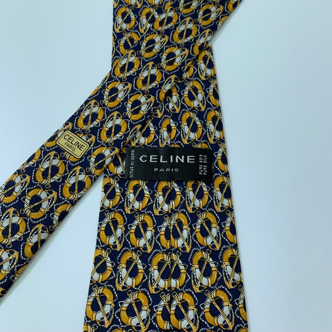 셀린느(CELINE) 명품 100실크넥타이 클래식 A+등급 9.5cm 상품이미지4