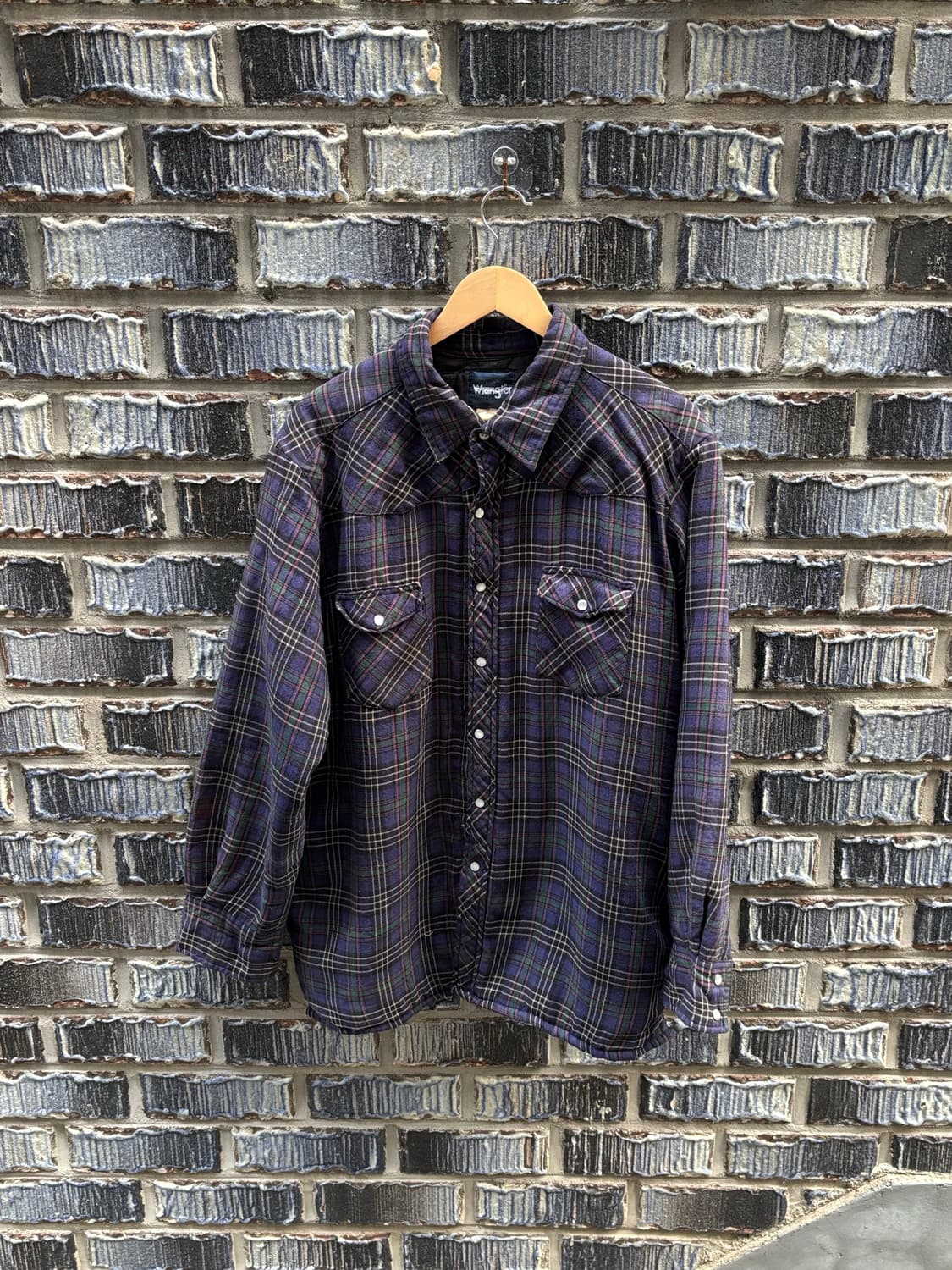 랭글러 웨스턴 퀼티드 셔츠 상품이미지1