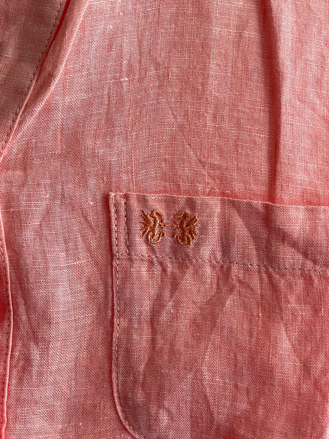 McGREGOR Linen half Shirt - pink 상품이미지6