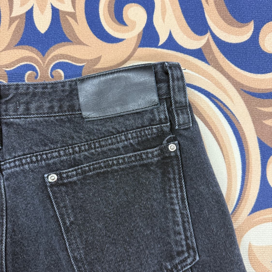 (L)오르 ORR 흑청와이드 데님팬츠 상품이미지7