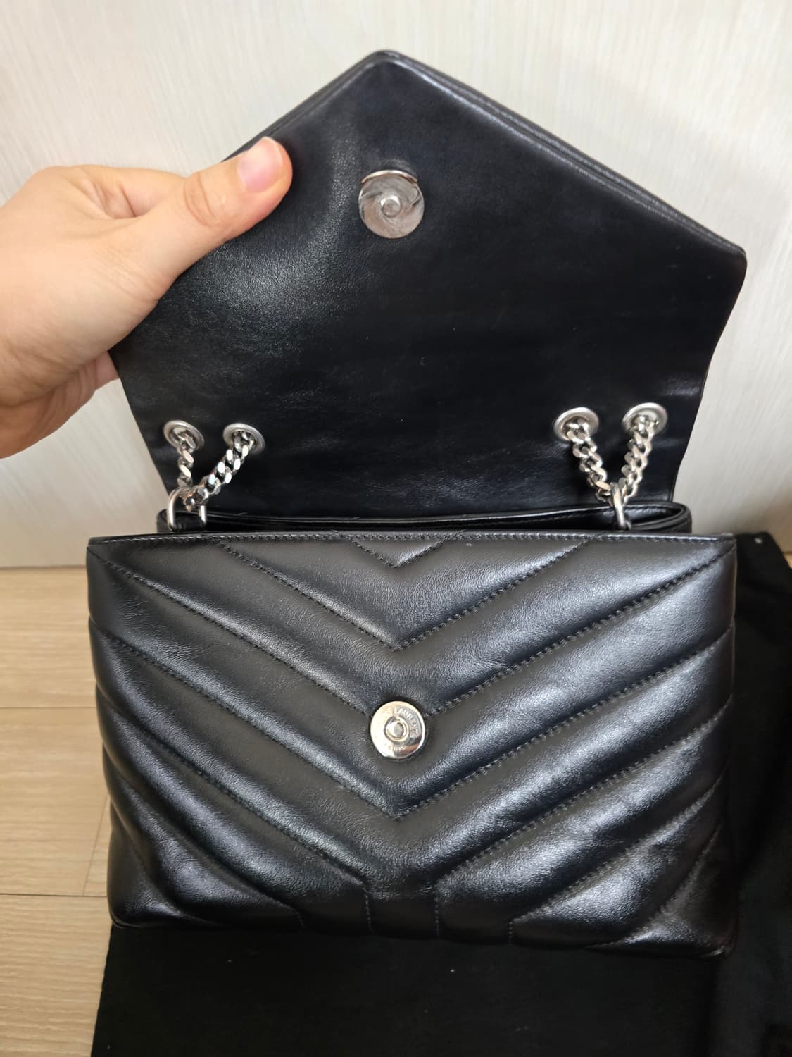 생로랑 루루백 스몰사이즈 은장 상품이미지7