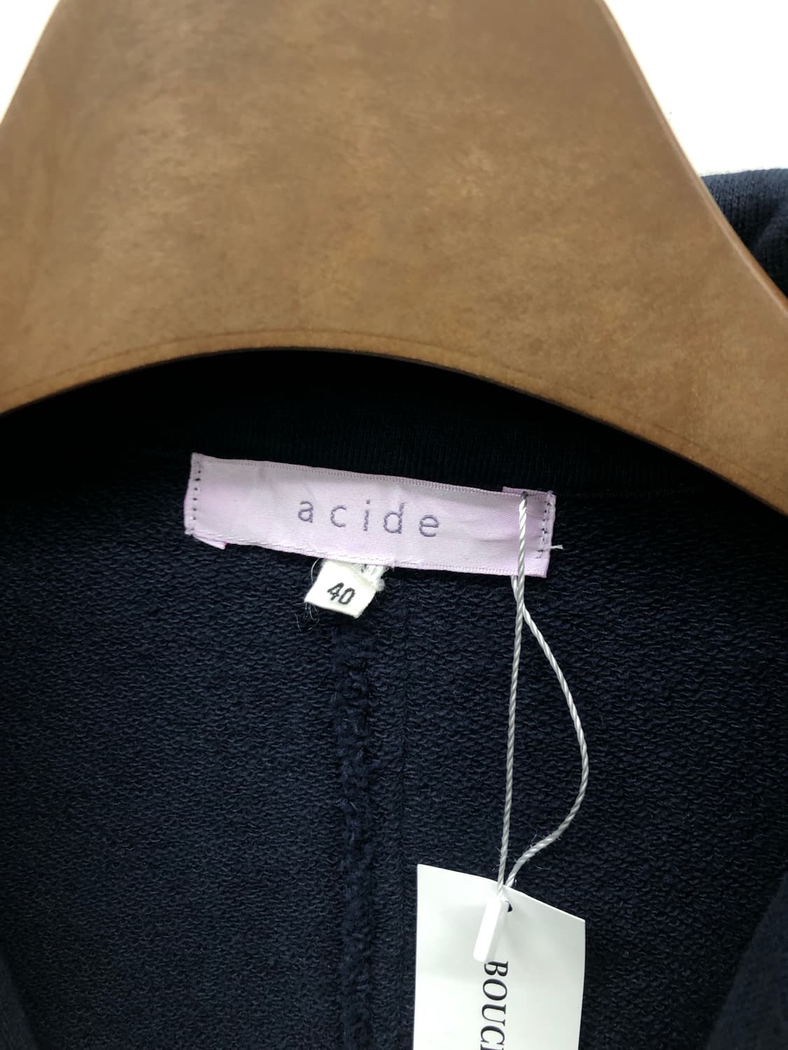 acide 코튼 견장 블레이저 네이비 상품이미지3