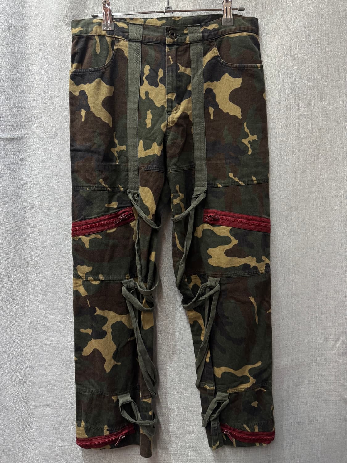 희귀/이태리 D&G 본디지 카고 카모 패턴 팬츠27-28 상품이미지1